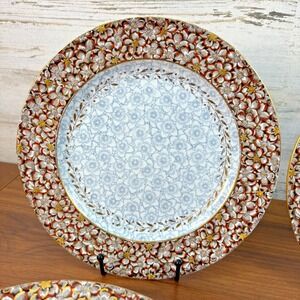 Antique ROYAL WORCESTER DINNER Porcelain PLATES 1860's 9.5" Lot of 12 Gold Trim